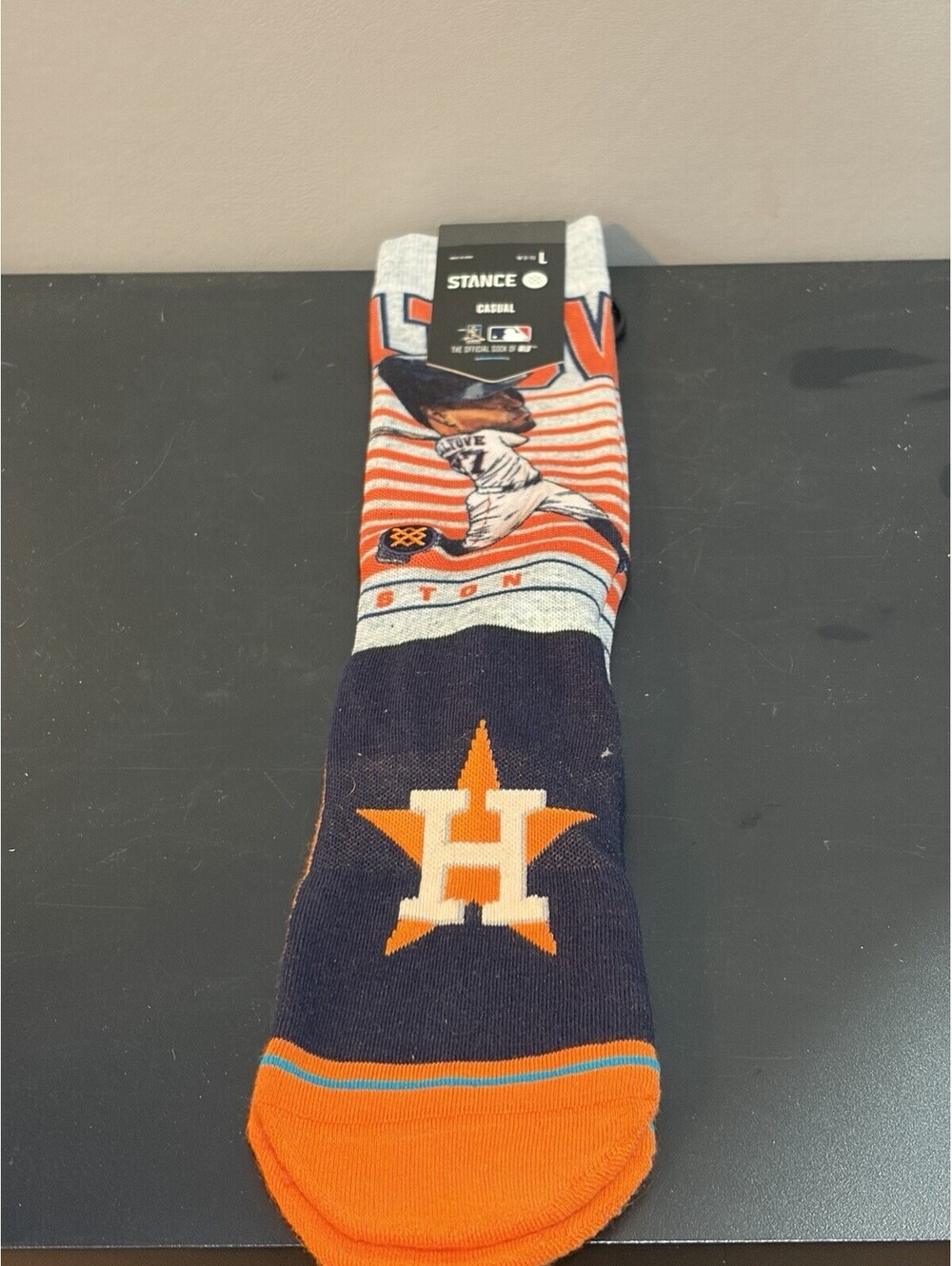 Jose Altuve Houston Astros - Stance Socks Men’s Size L (NEW WITH TAGS)